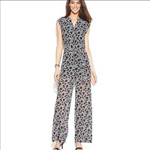 michael kors floral jumpsuit